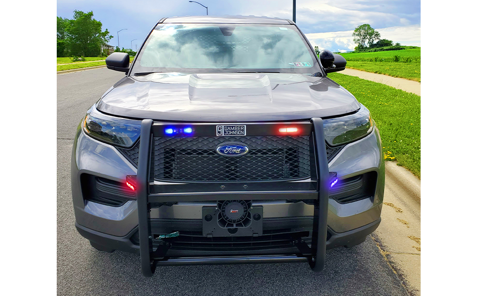 2020+ Ford Police Interceptor® Utility Push Bumper - Aluminum Push ...