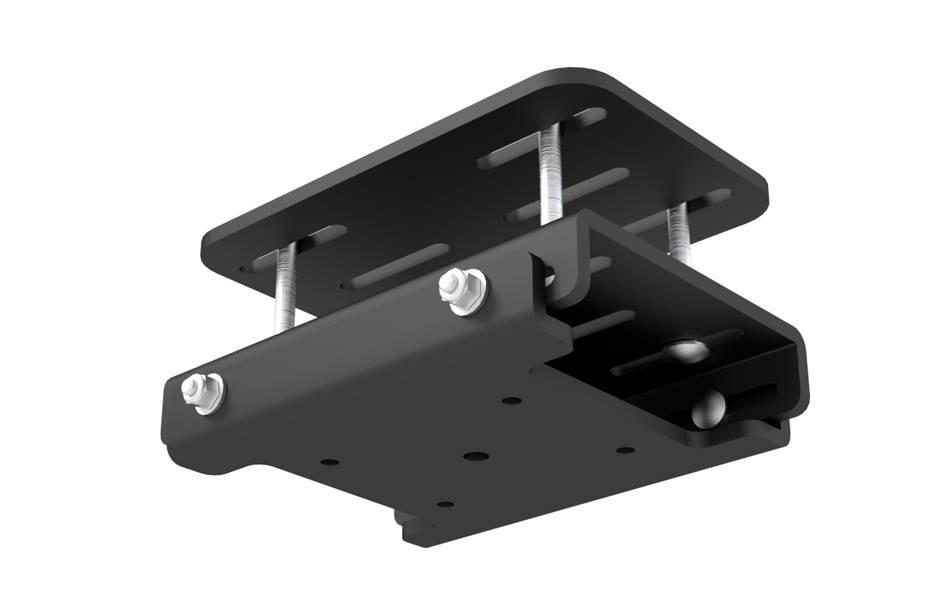 OVERHEAD MOUNT BRACKET ATTACHED TO FORKLIFT SANDWICH PLATE ASSEMBLY (AS5.F250.001 - SOLD SEPARATELY)