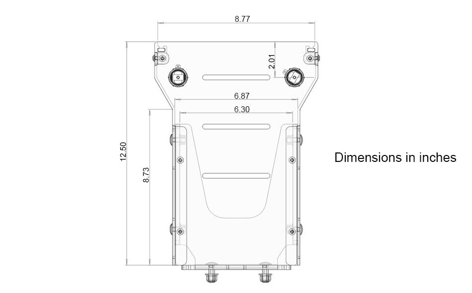 AS4.C242.003 Ford Transit Console_Front Profile Dimensions.jpg