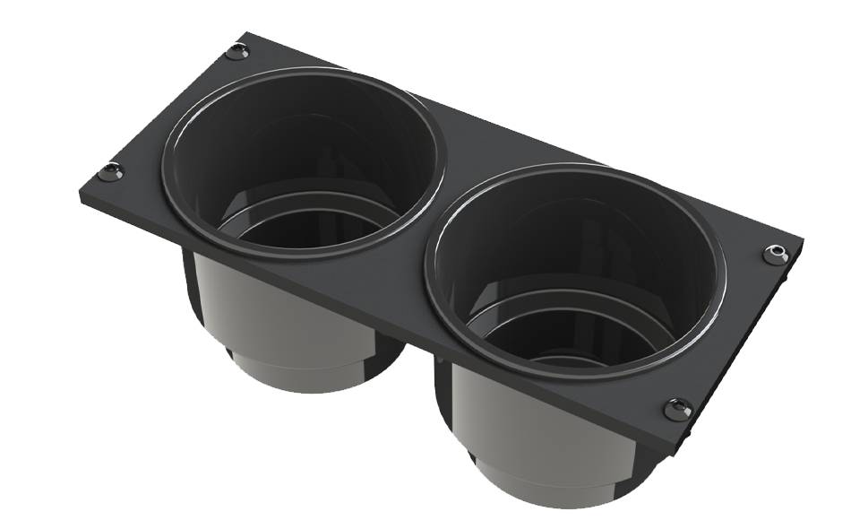 Dual Cup Holder | Precision Mounting Technologies Ltd.